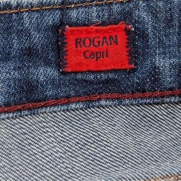 Cult of Individuality Medium Wash Straight Leg Denim Rogan Capri Jeans Size 28 - Picture 6 of 13